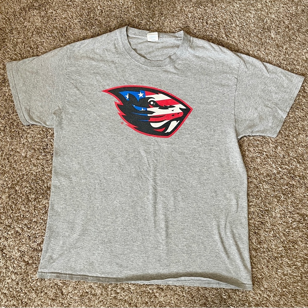 Oregon State Gray Graphic Men's T-Shirt
